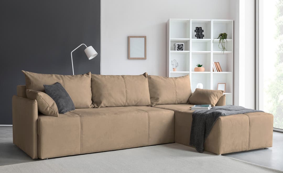 COLLECTION AB Ecksofa CAB L-Form | Beige