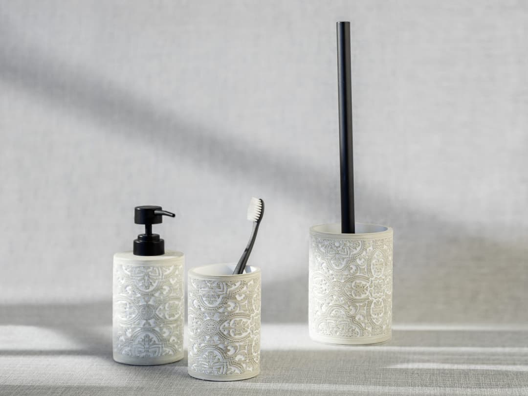 Wenko Ortezzano Badaccessoire-Set | Grau