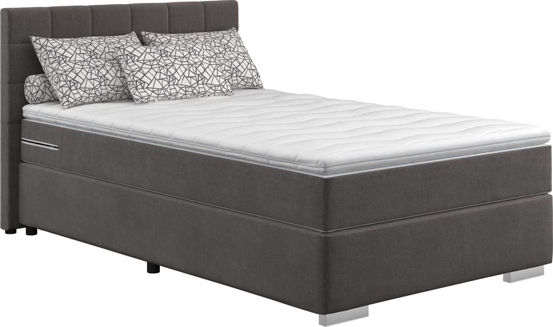 COTTA Boxspringbett Simba | Grau