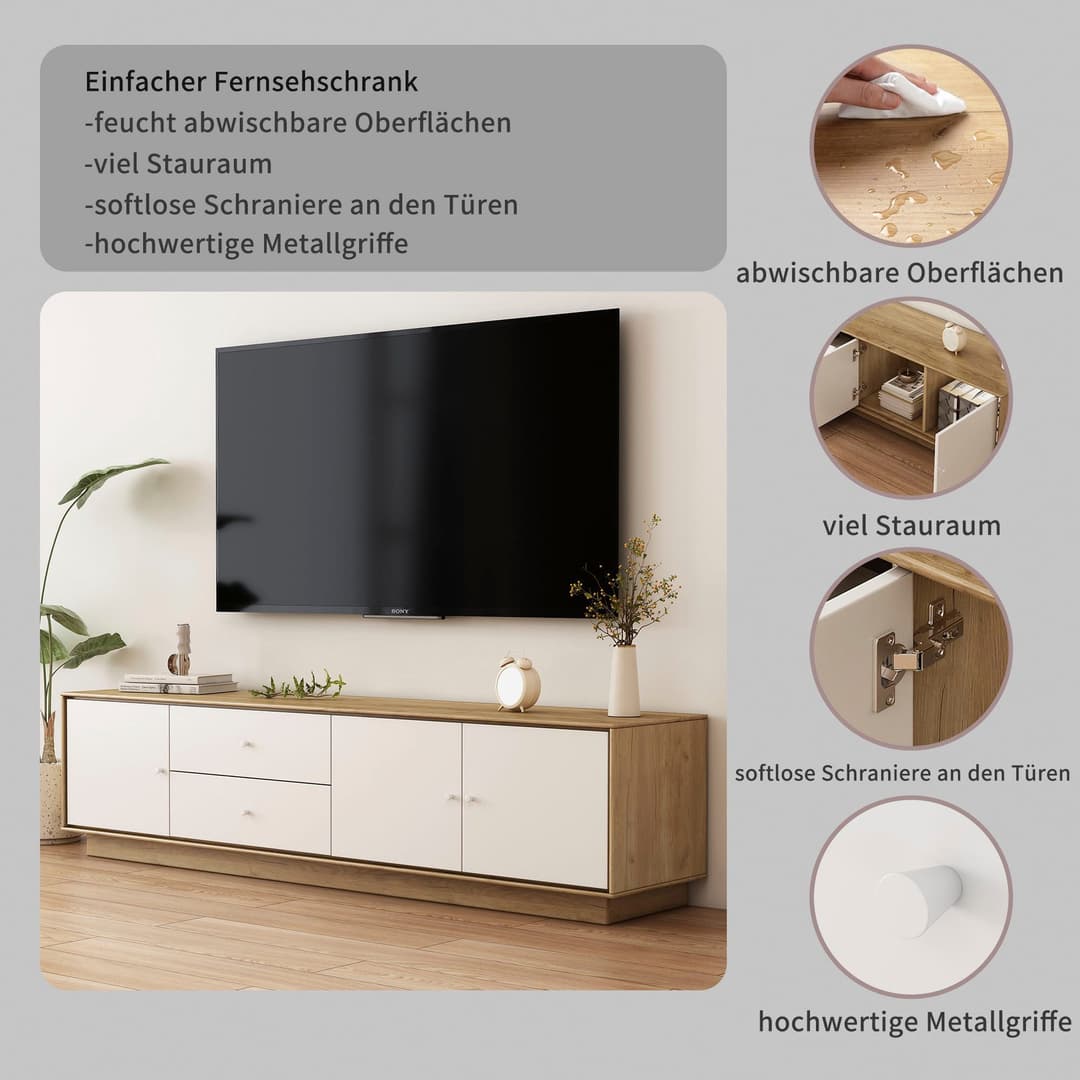 OTTO home TV-Board Blaire | Holztöne