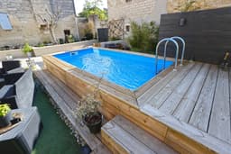 Ubbink Sunwater Rechteckpool | Holztöne