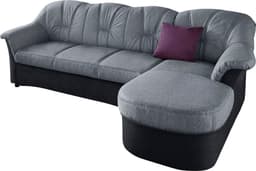 DOMO collection Ecksofa Flores Schlafsofa | Grau