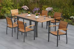 MERXX Garten-Essgruppe Santorin | Holztöne