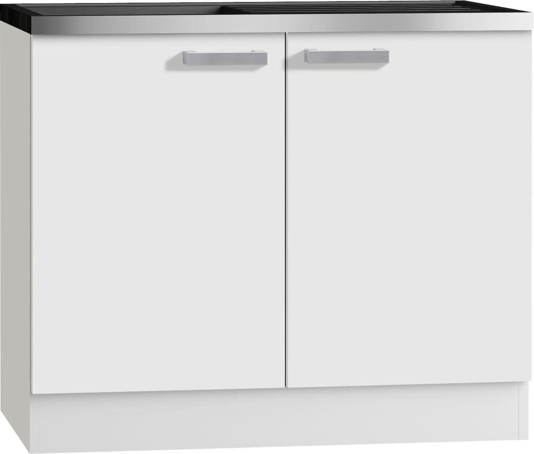 OPTIFIT Spülenschrank Odense | Weiß