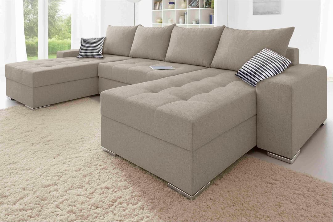 COLLECTION AB Wohnlandschaft Josy XL U-Form | Beige