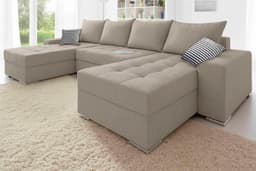 COLLECTION AB Wohnlandschaft Josy XL U-Form | Beige