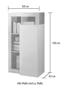 Home affaire Mehrzweckschrank Hamburg | Holztöne