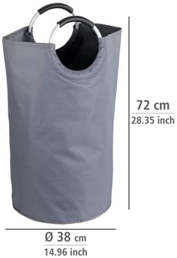 WENKO Wäschesack Jumbo | Grau