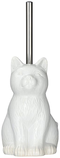 WENKO WC-Garnitur Cat Weiß, Keramik | Weiß