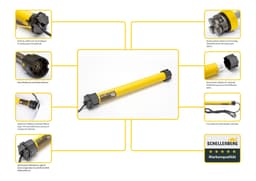 SCHELLENBERG Rollladenmotor Standard | Gelb