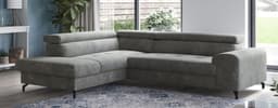 COTTA Ecksofa Aura L-Form | Grau