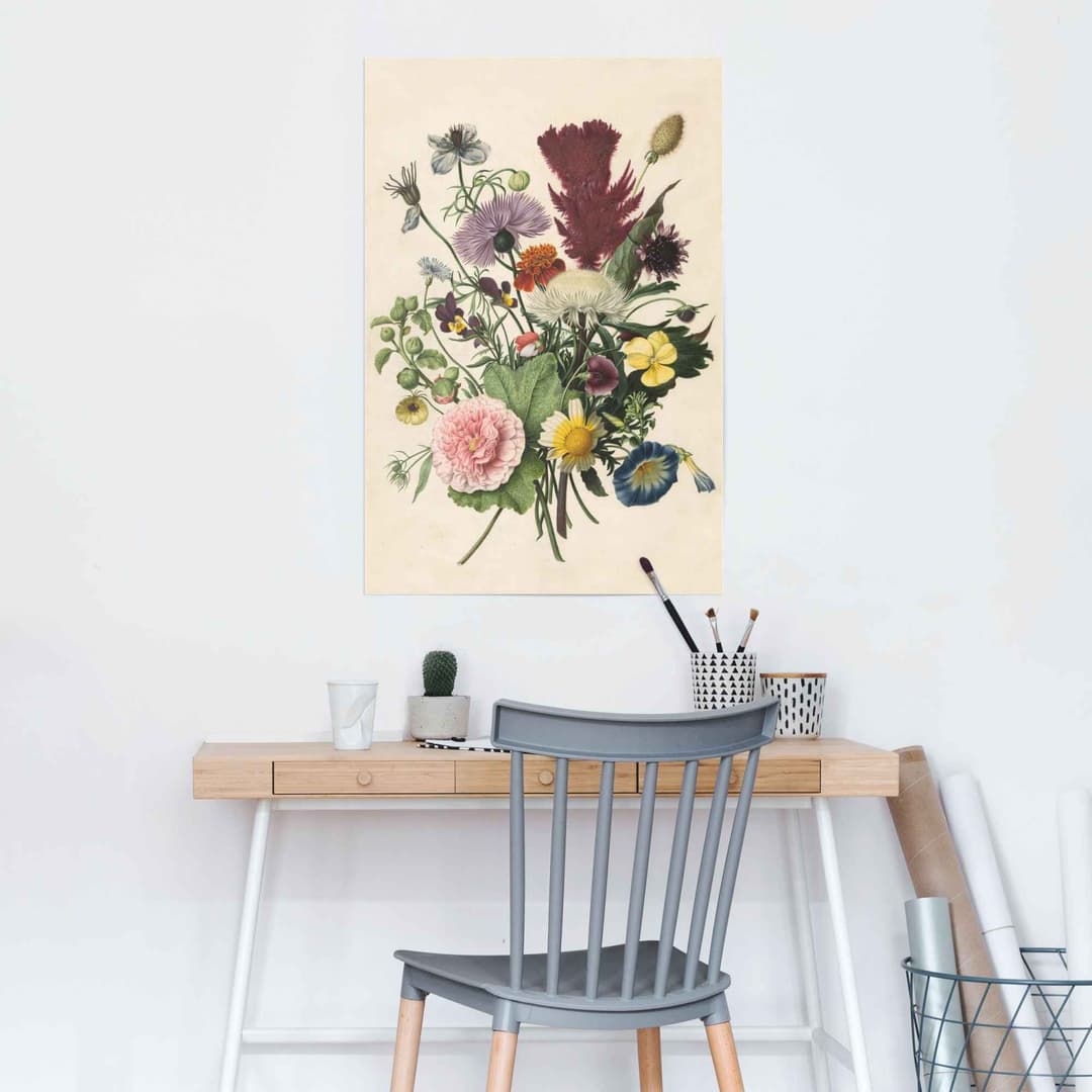 Reinders! Poster Blumenstrauß Stilleben | Mehrfarbig