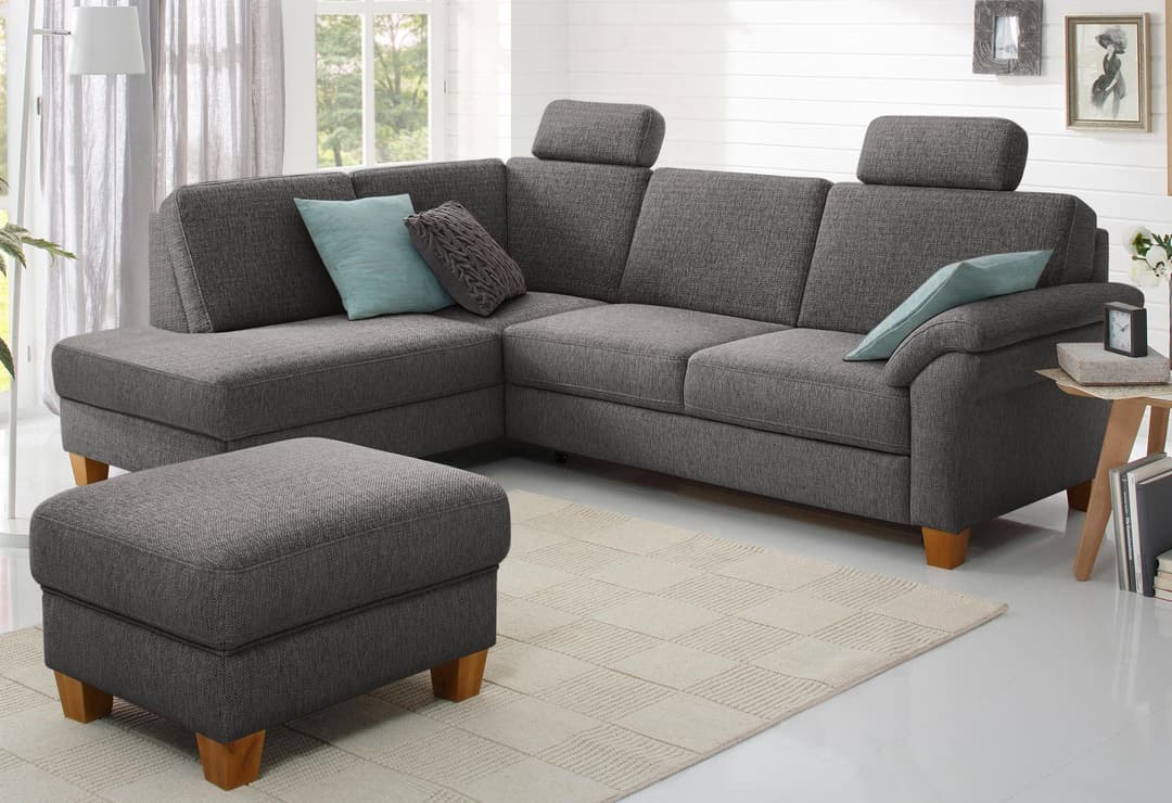 Home affaire Ecksofa Borkum | Grau