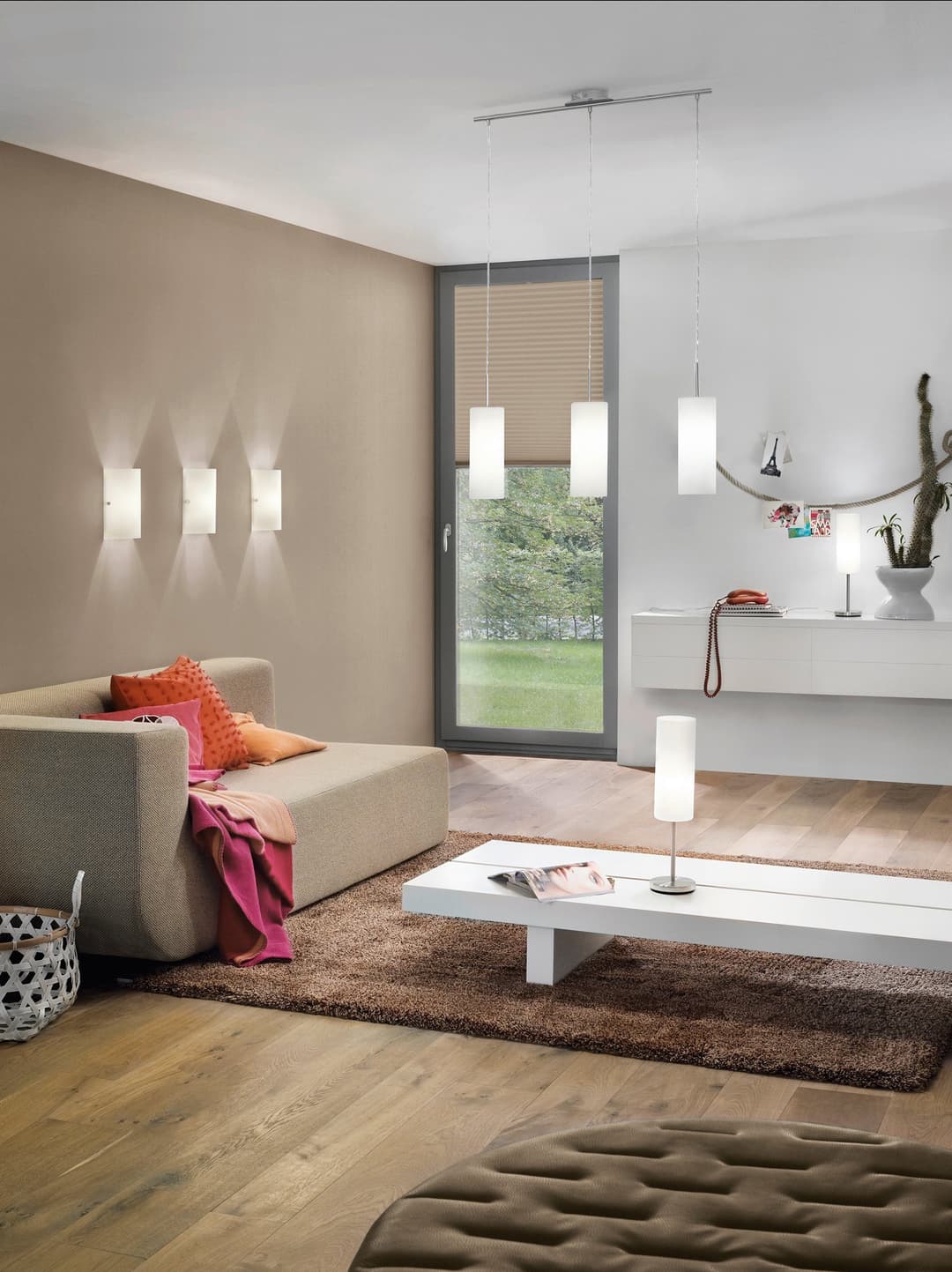 EGLO Tischleuchte TROY 3 | Silber