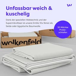 Wolkenfeld Bettwäsche-Set | Grau