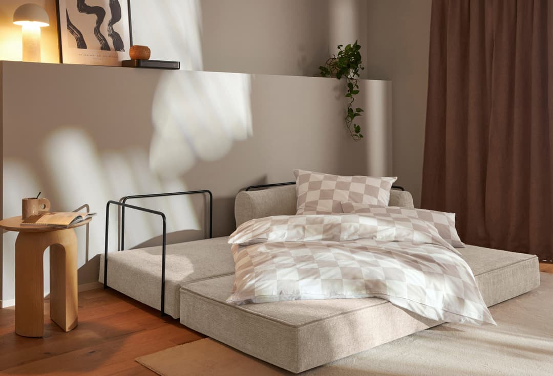 homsy by Ana Johnson Schlafsofa Folda Dauerschläfer | Beige