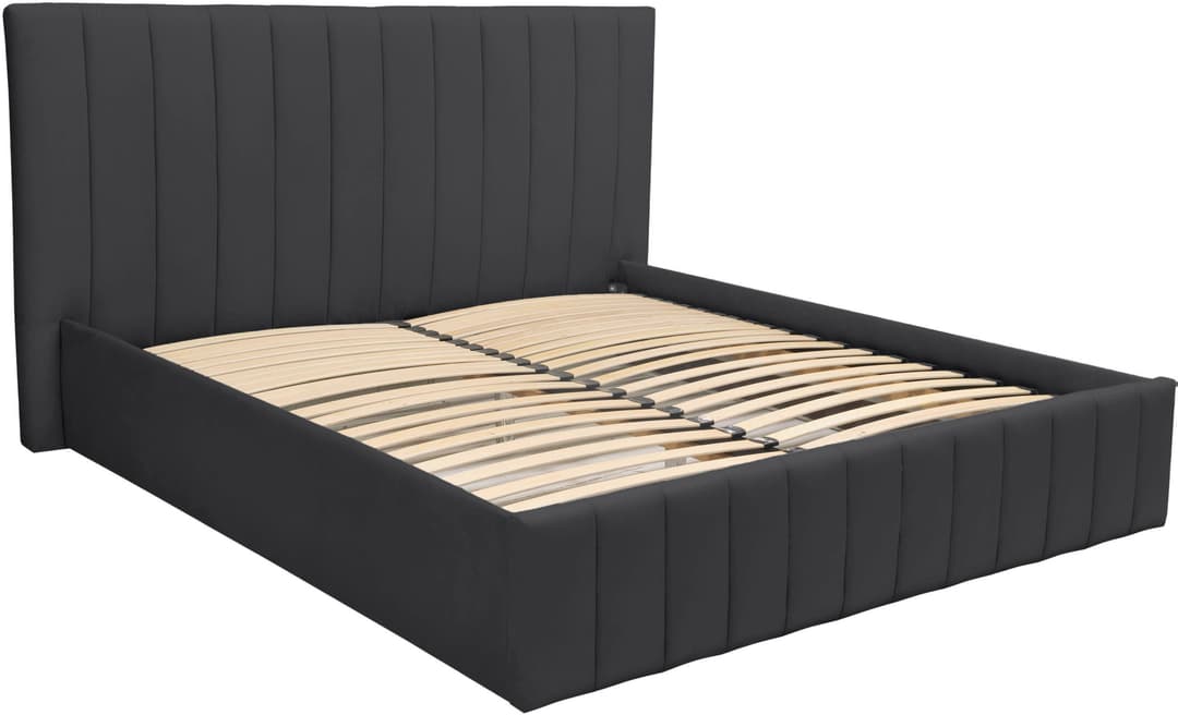 Home affaire Polsterbett Effy | Schwarz