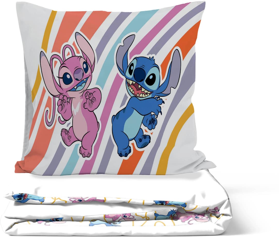 Disney Lilo & Stitch Bettwäsche-Set | Mehrfarbig