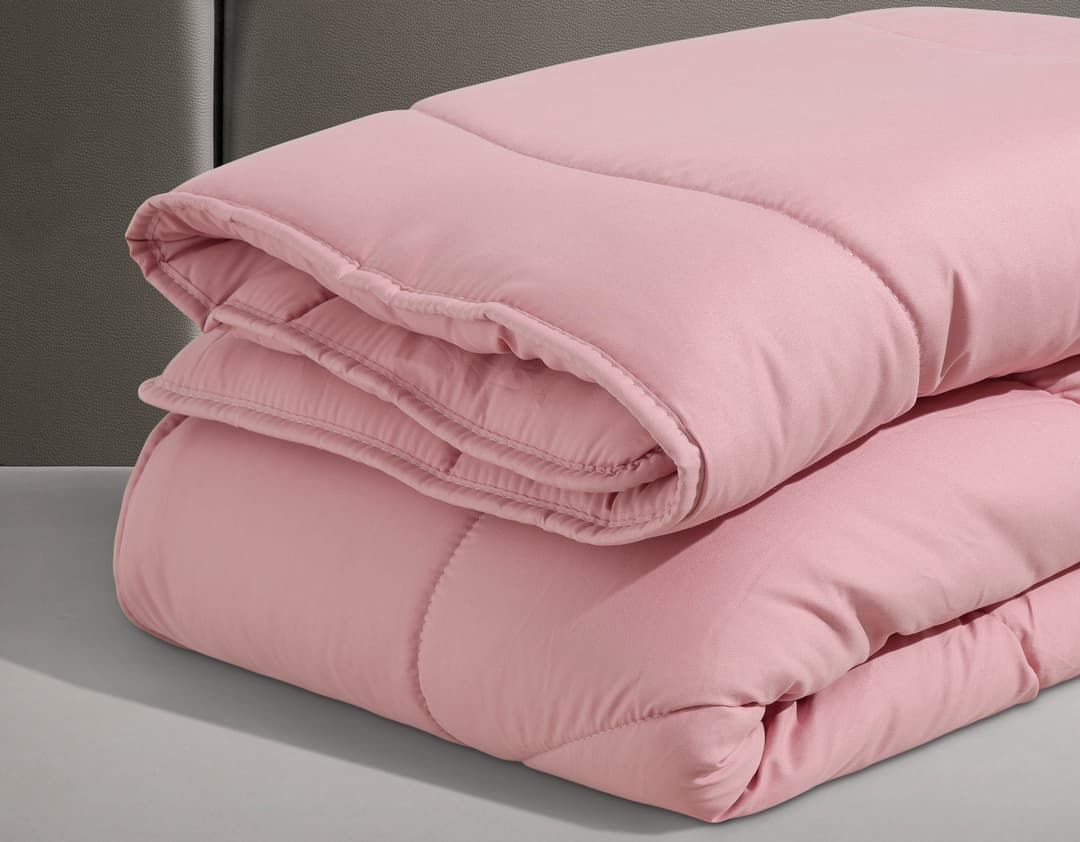 OTTO home Microfaserbettdecke Microlux | Rosa