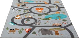the carpet Teppich Happy Life | Grau