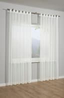 Sehlbach Gardine Schal Voile Uni | Weiß
