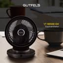 Gutfels Tischventilator VT 66566 sw | Schwarz 2