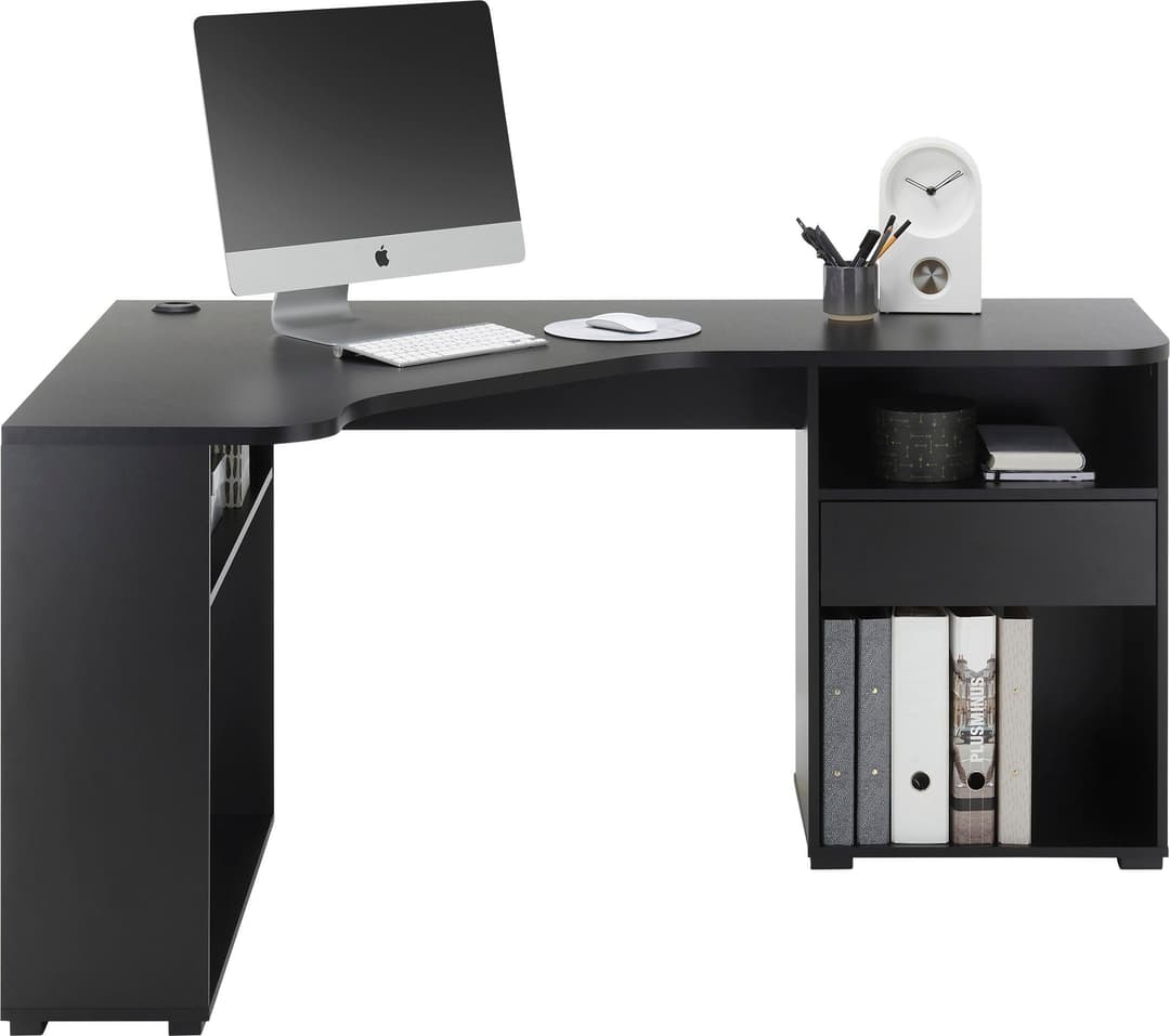 BEGA OFFICE Eckschreibtisch BC3155 | Schwarz