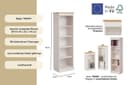 OTTO home Standregal Indra | Weiß 3