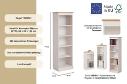 OTTO home Standregal Indra | Weiß