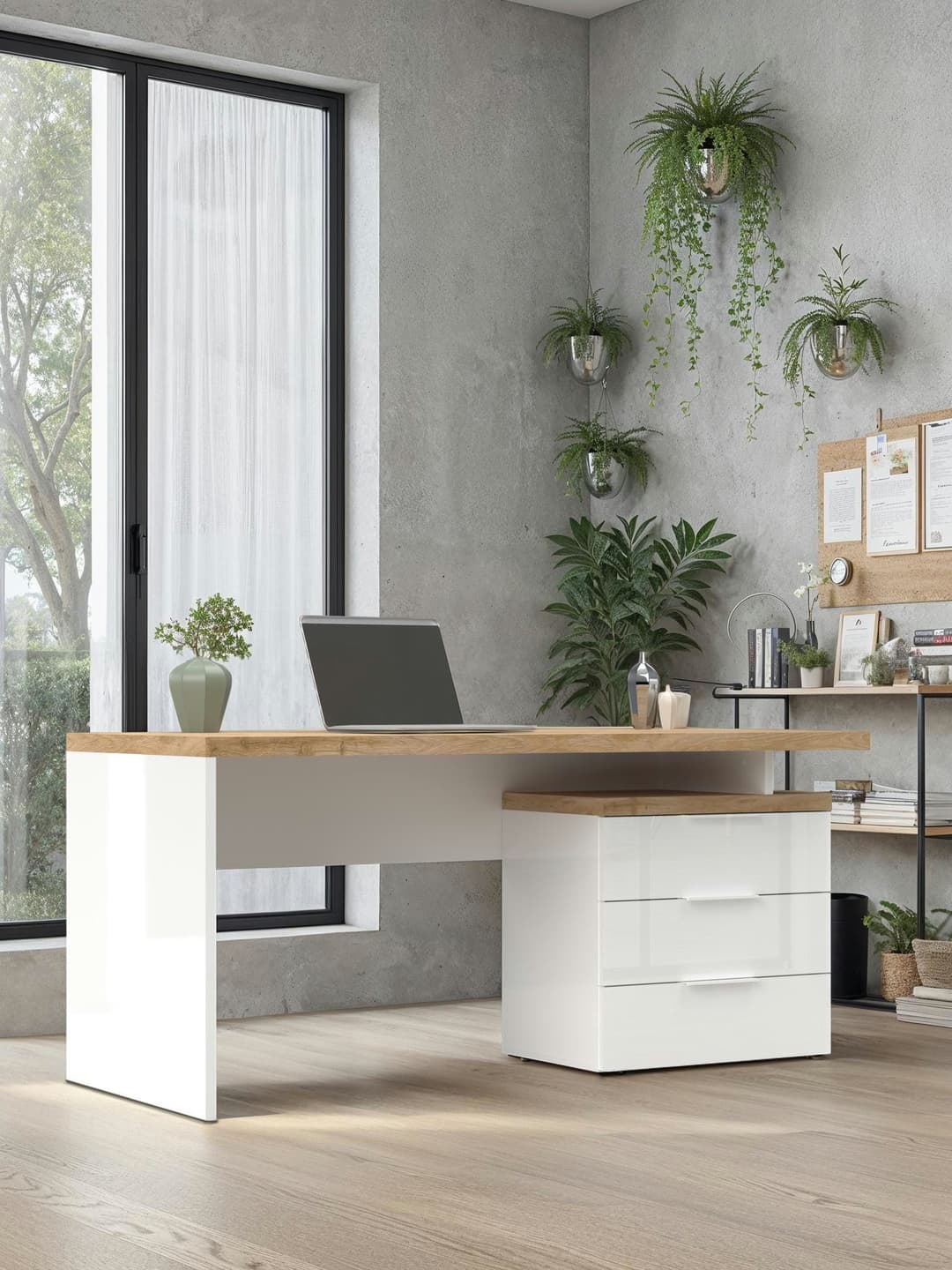 Home affaire Schreibtisch Easy | Holztöne