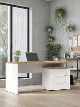 Home affaire Schreibtisch Easy | Holztöne