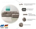 Home affaire Ecksofa Cara Mia L-Form | Beige 3