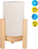 Näve Madita LED Tischleuchte | Holztöne