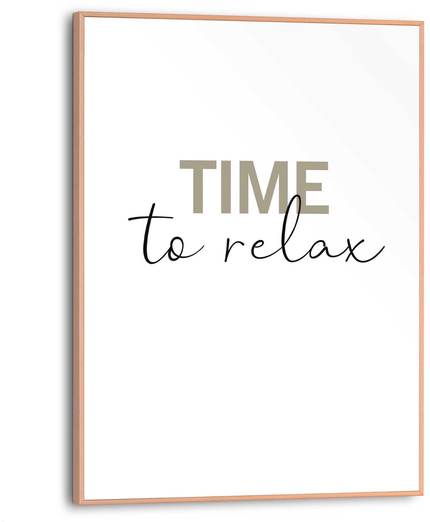 Reinders! Poster Time to relax | Mehrfarbig