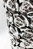 Kare Design Tischvase Vase Rose Multi Chrom Big | Silber 4