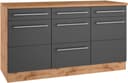 KOCHSTATION Unterschrank KS-Wien | Grau