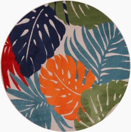 Sanat Teppich Floral Outdoor | Mehrfarbig