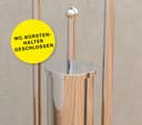Eisl WC-Garnitur Toilettenpapierhalter stehend | Silber 4