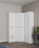 priess Kleiderschrank Barcelona | Weiß 5
