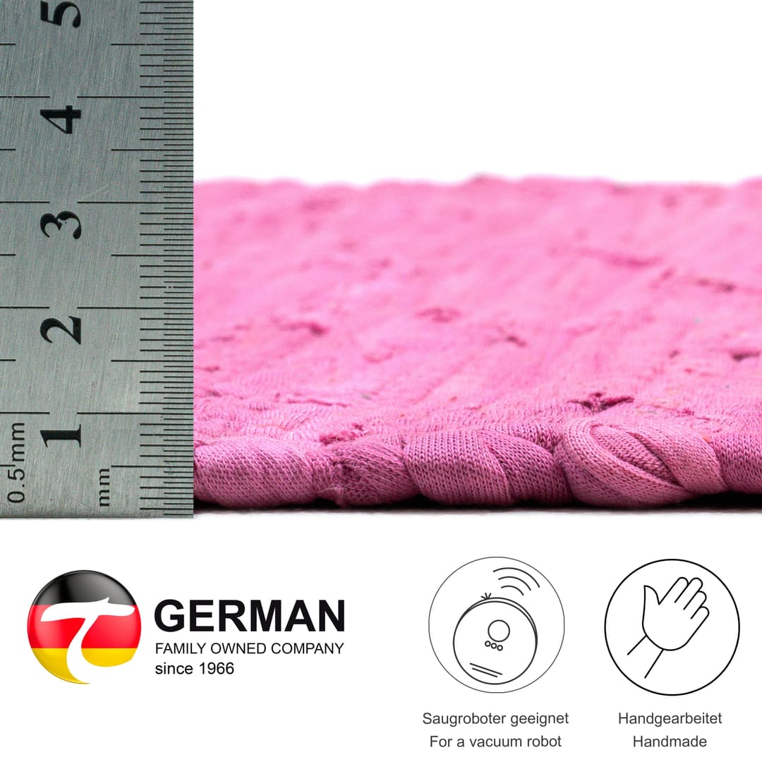 THEKO Teppich Happy Cotton Fleckerl | Rot