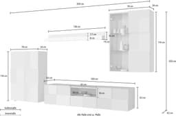 Home affaire Wohnwand Dama | Weiß
