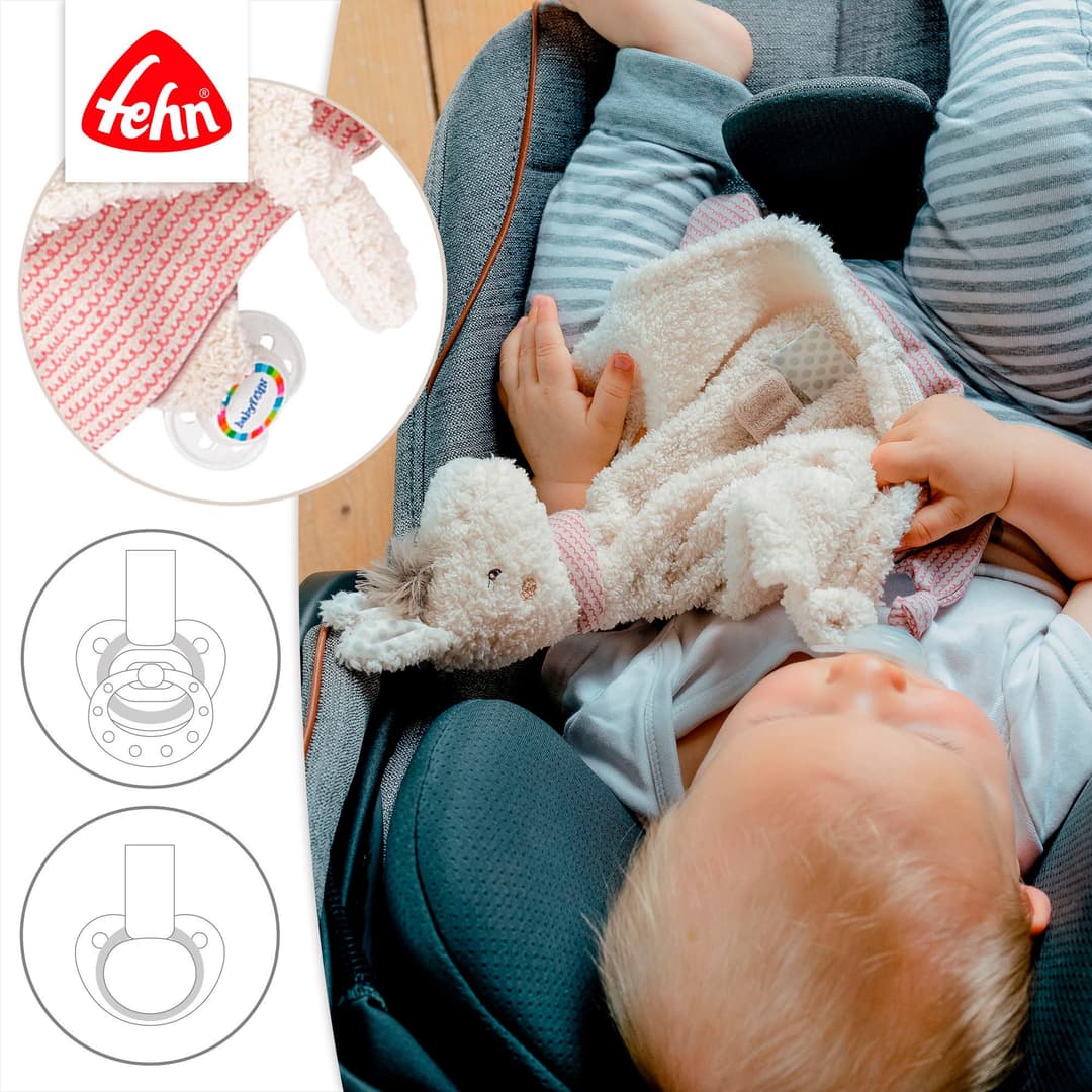 Fehn Schmusetuch Peru Lama Deluxe | Beige