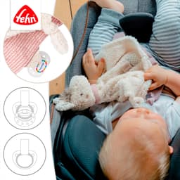 Fehn Schmusetuch Peru Lama Deluxe | Beige