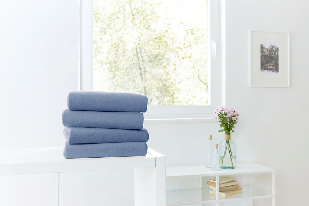 Primera Spannbettlaken Teddy-Flausch | Blau