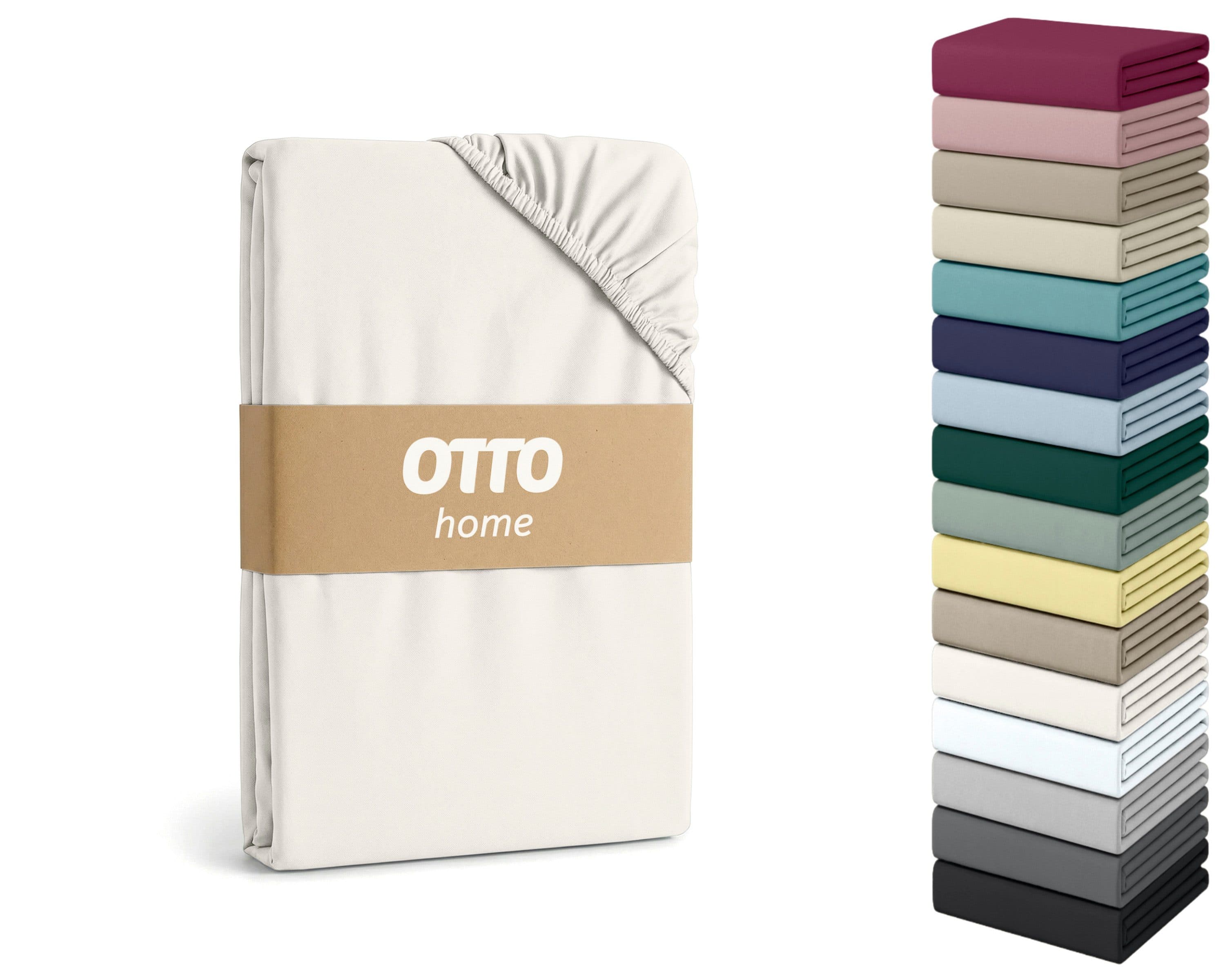 OTTO home Spannbettlaken PHYSALIS Comfort | Weiß