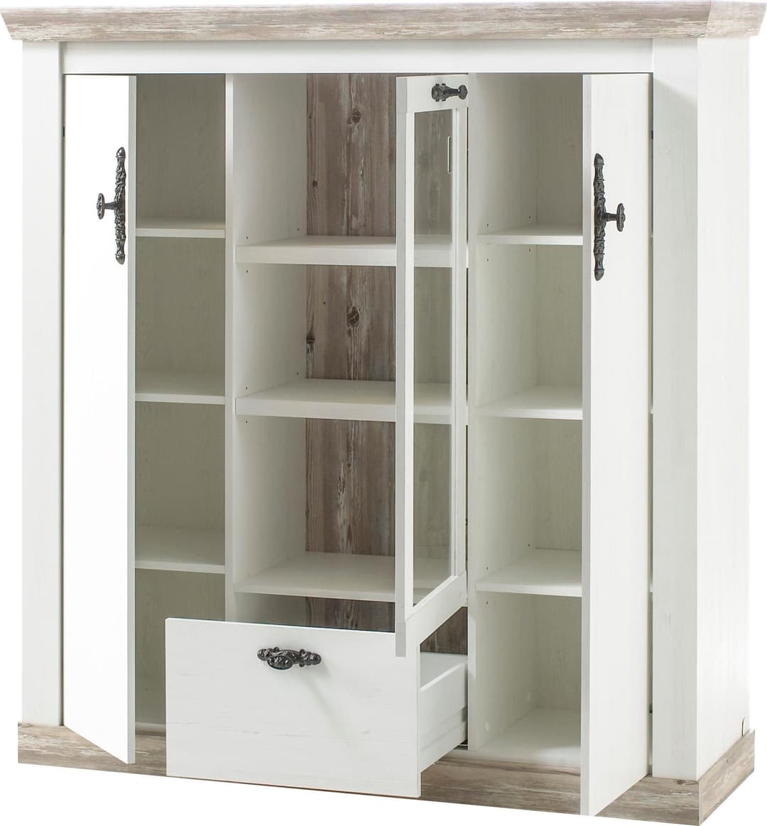 Home affaire Highboard Florenz | Weiß