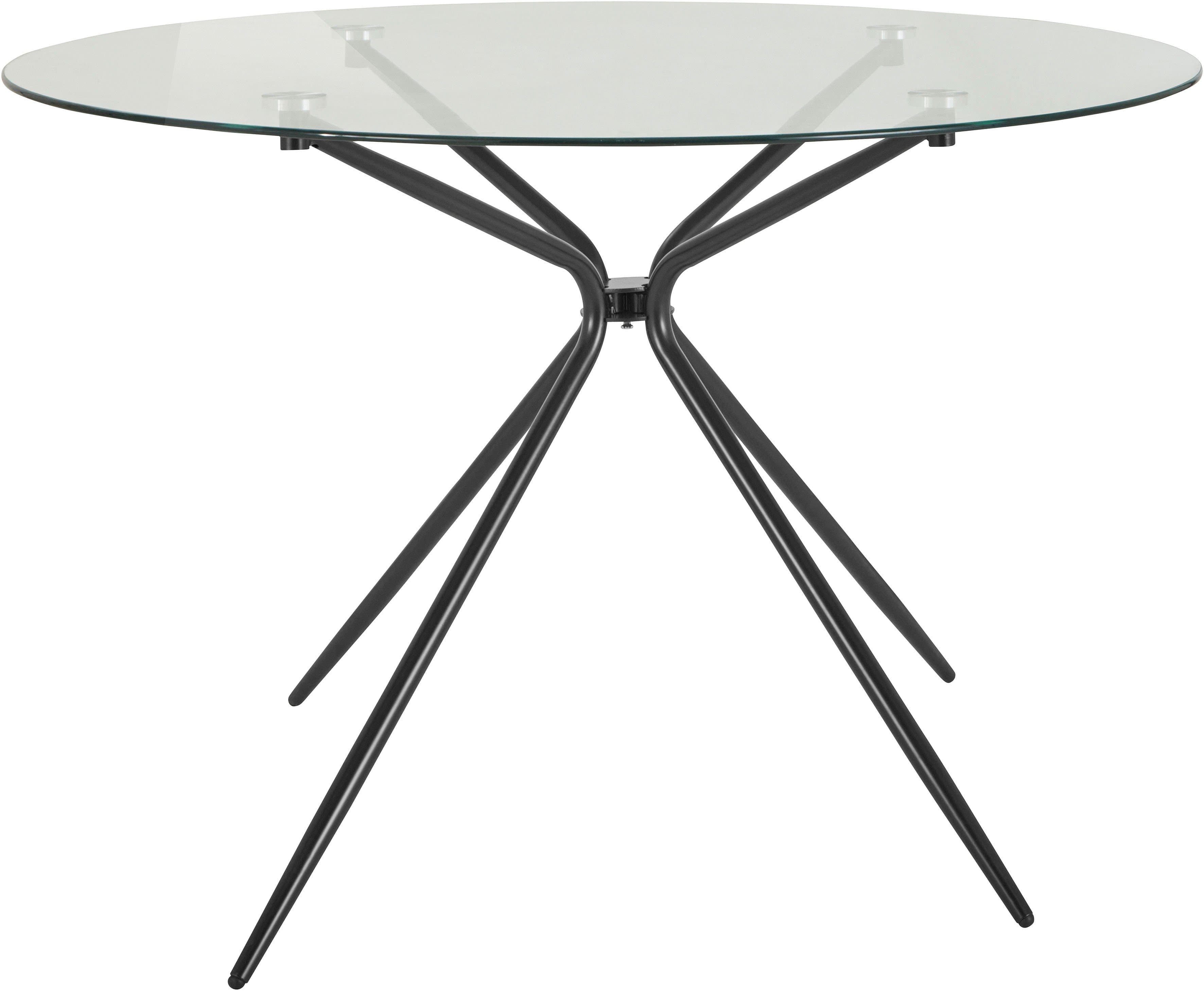 OTTO home Glastisch Silvi | Schwarz