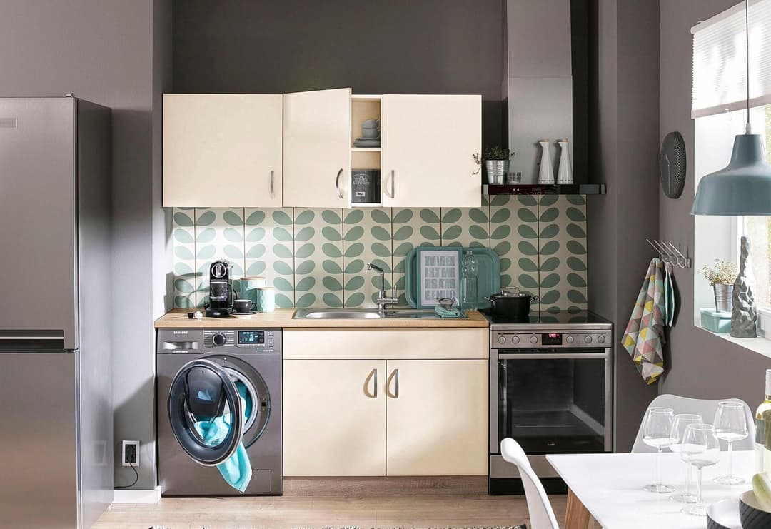 wiho Küchen Arbeitsplatte Flexi 28 | Holztöne