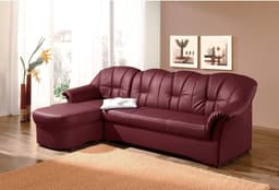 DOMO collection Ecksofa Papenburg | Rot