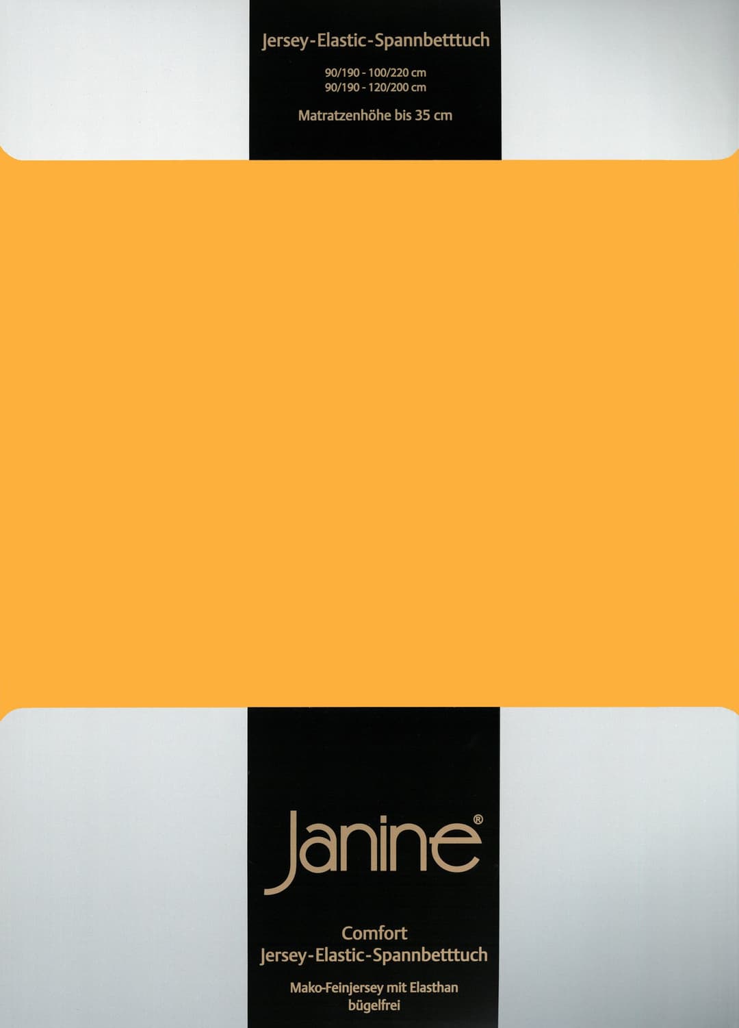 Janine Spannbettlaken ELASTIC 5002 | Gelb